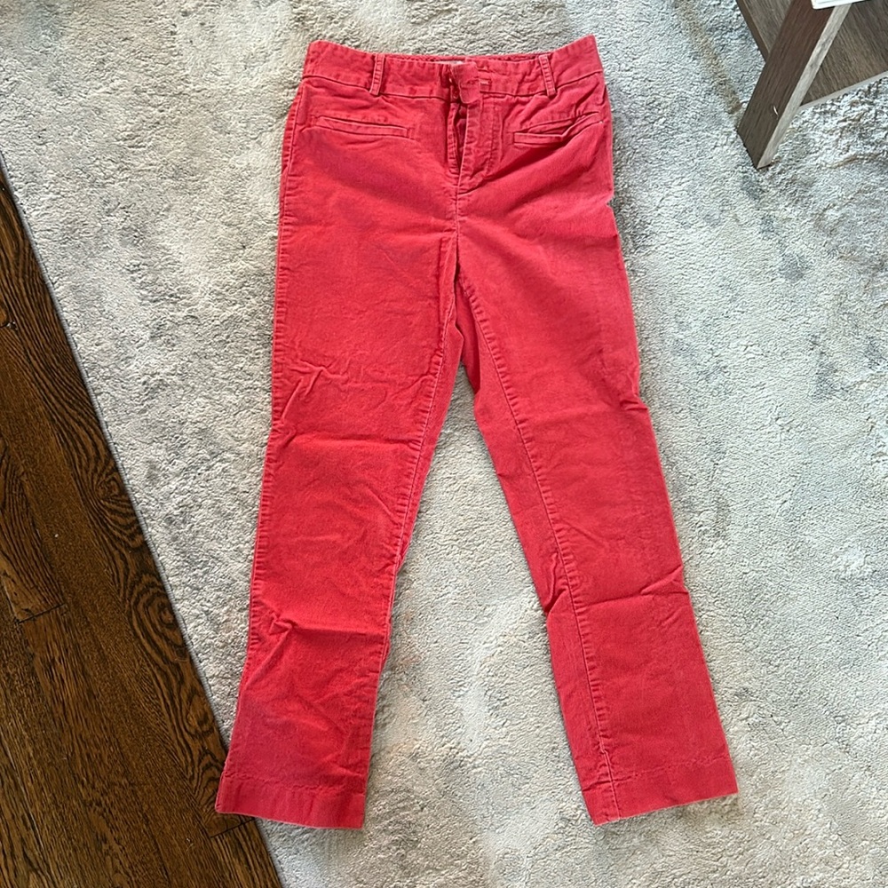 ANTHROPOLOGIE CROPPED CORDUROYS